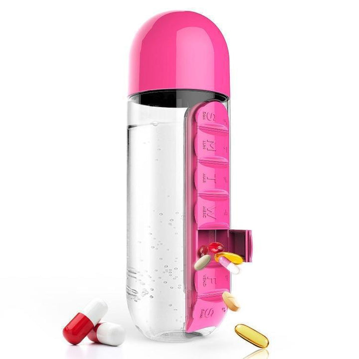 Water Bottle With Pill Organizer | Stornfield