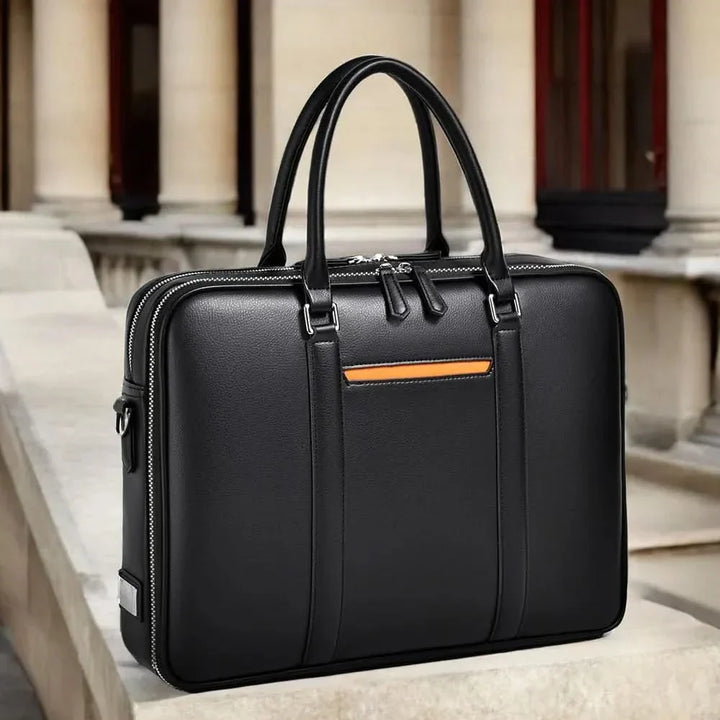 Stornfield | Manhattan Leather Business Laptop Briefcase Crossbody Handbag