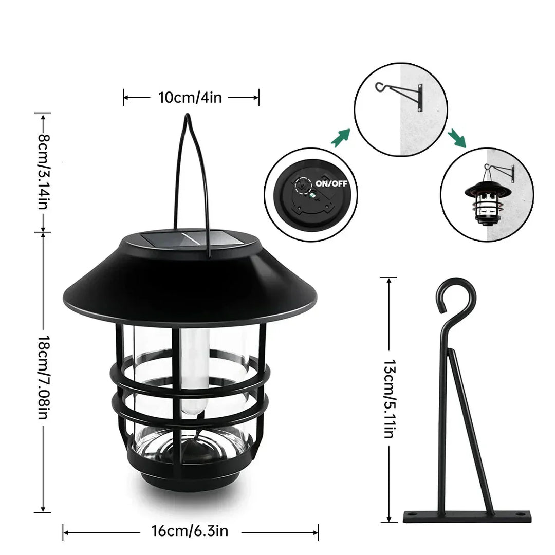 Flamma Glow - Enchanting Solar Wall Lamp Set | Stornfield