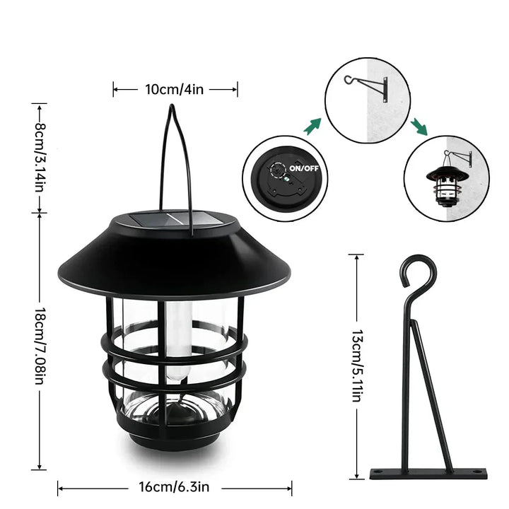 Flamma Glow - Enchanting Solar Wall Lamp Set | Stornfield