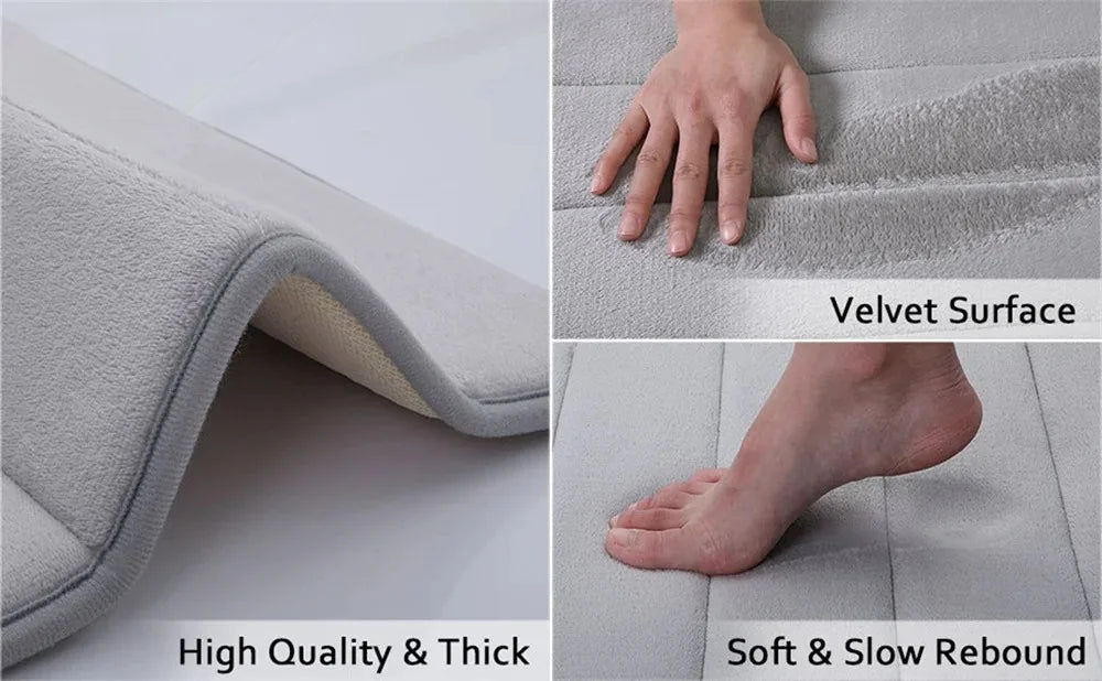 LuxSoft Memory Foam Bath Mat | Stornfield