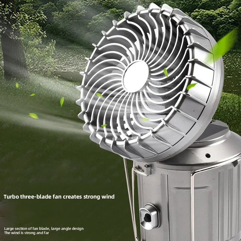 Built-in Fan Fishing LED Tent Lamp | Stornfield