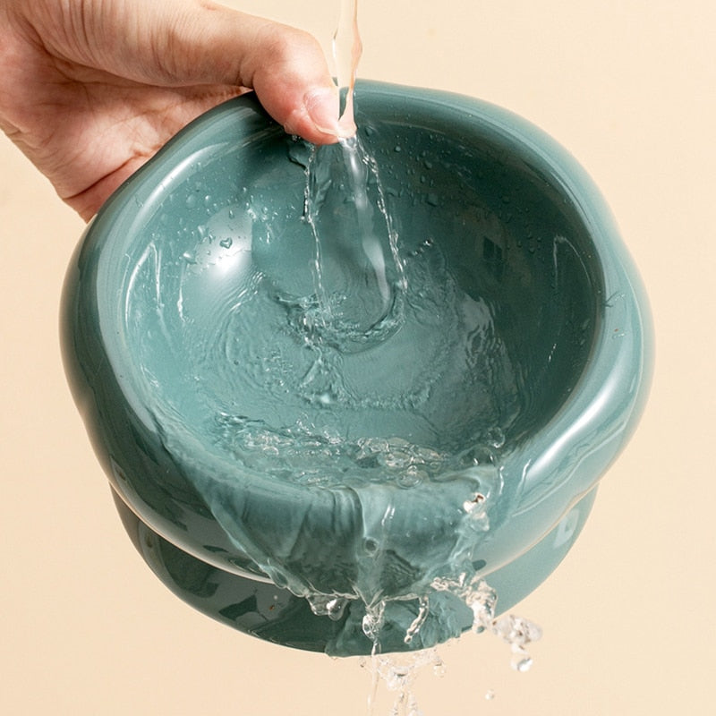 Stornfield | Luna Raised Ceramic Cat Bowls
