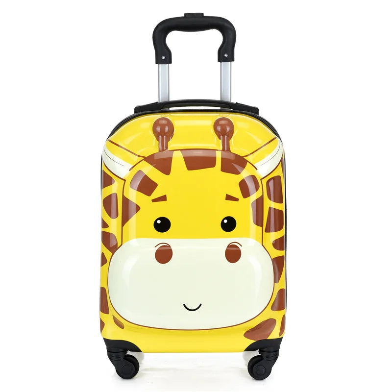 Sydney Kids Suitcase – 3D Animal Trolley with 360° Wheels and Adjustable Handle | Lightweight & Shockproof | Stornfield