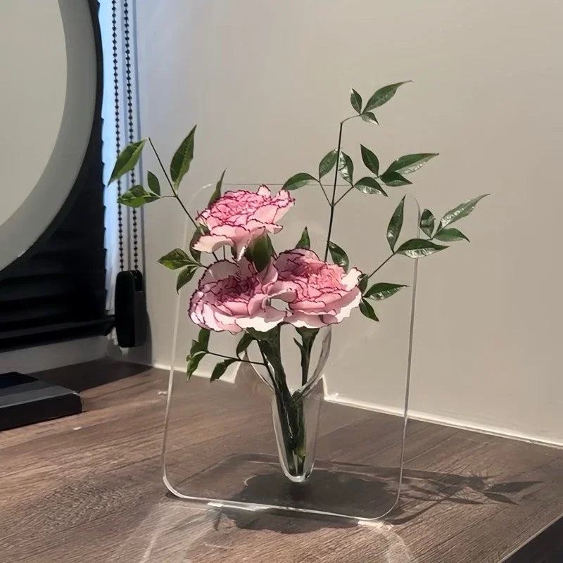 Artistic Butterfly Clear Flower Vase | Stornfield