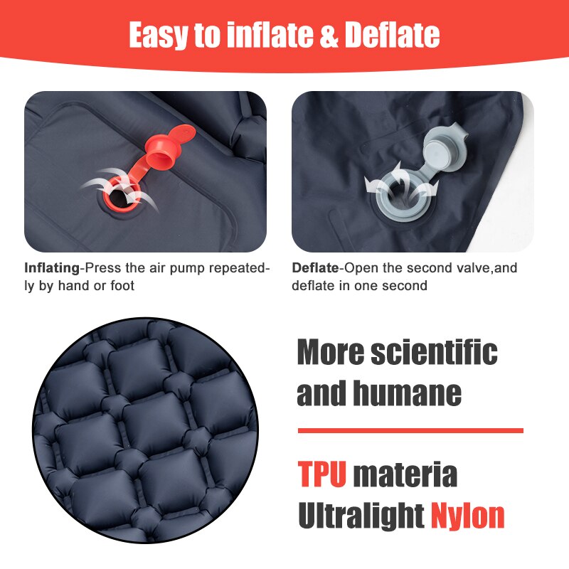 Ultra-Light Outdoor Inflatable Camping Mattress | Stornfield