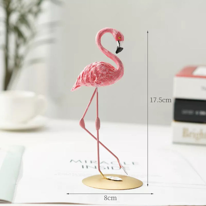 Stornfield | Nordic Flamingo Figurine Figure Statue Sculpture Living Room Office Wedding Party Ornaments Home Decor Decoration Accessories
