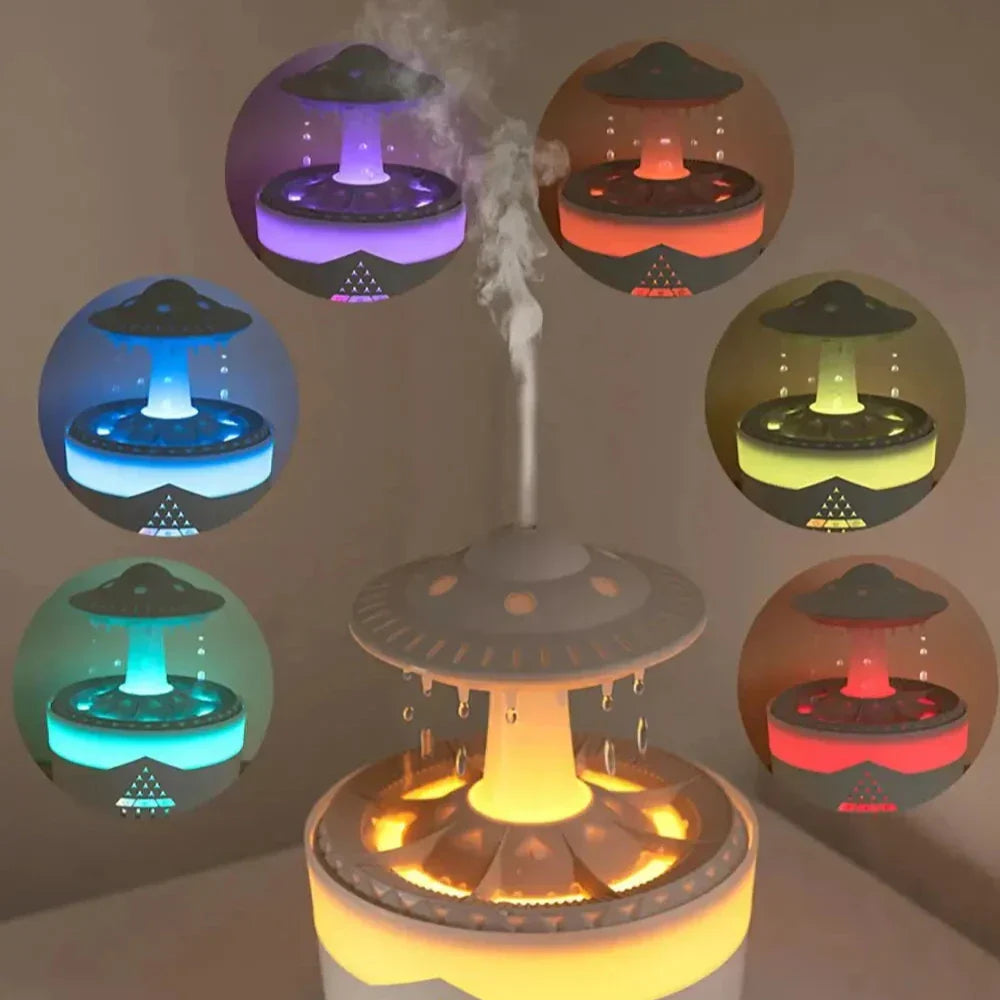 Stornfield | UFO Air Humidifier | Ultrasonic Aromatherapy Diffuser with Remote Control - Grosven