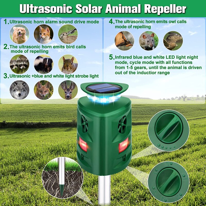 Stornfield | Solar Ultrasonic Repeller