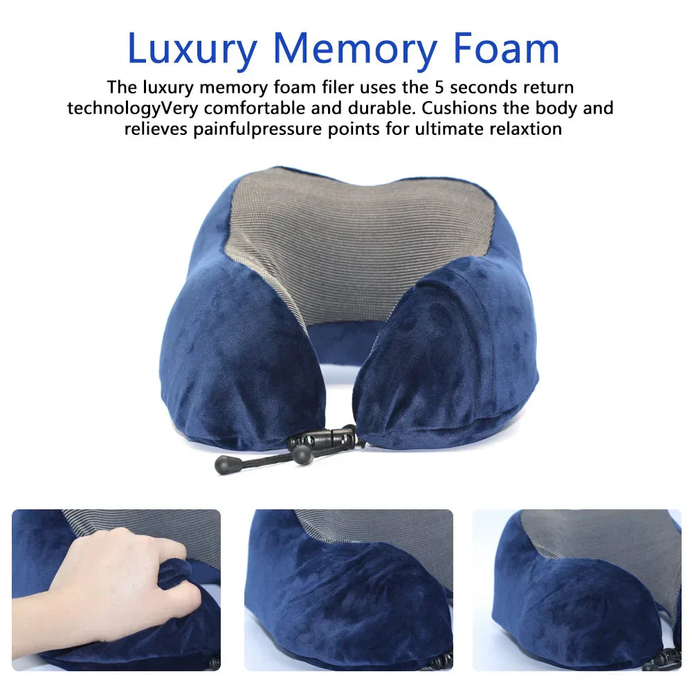 Stornfield | U-shaped Memory Foam Travel Pillow for Sleeping and Traveling