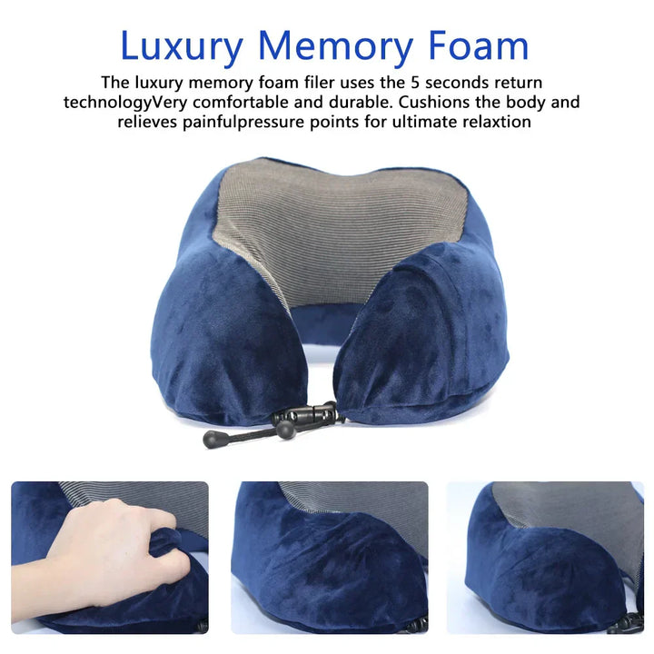 Stornfield | U-shaped Memory Foam Travel Pillow for Sleeping and Traveling