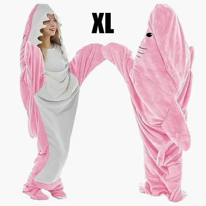 Snuggly Shark Cozy Hooded Onesie Stonrfieldanket | Stonrfield