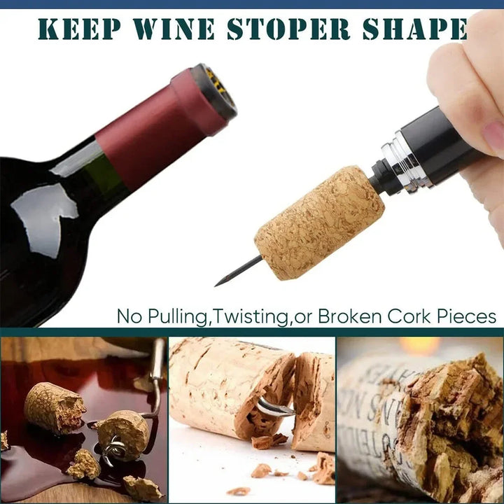 Stornfield | 2-in-1 Air Pump Wine Bottle Cork Opener