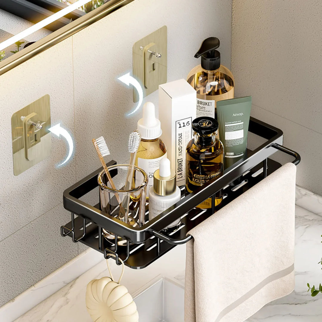 Shower shelf without drilling aluminum | Stornfield