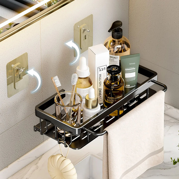 Shower shelf without drilling aluminum | Stornfield