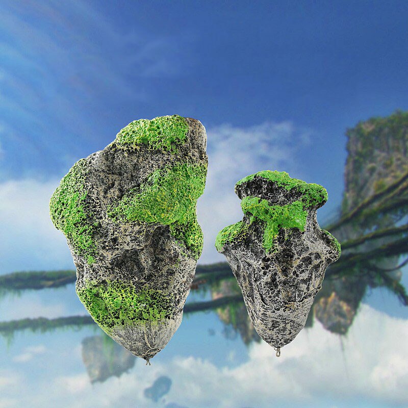 Sea Mountain Flying Rock Aquarium Decor | Stornfield