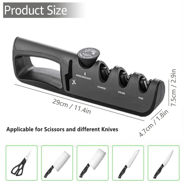 Stornfield | Professional 4-in-1 Knife Sharpener (1+1 Free) - EdgeSharp