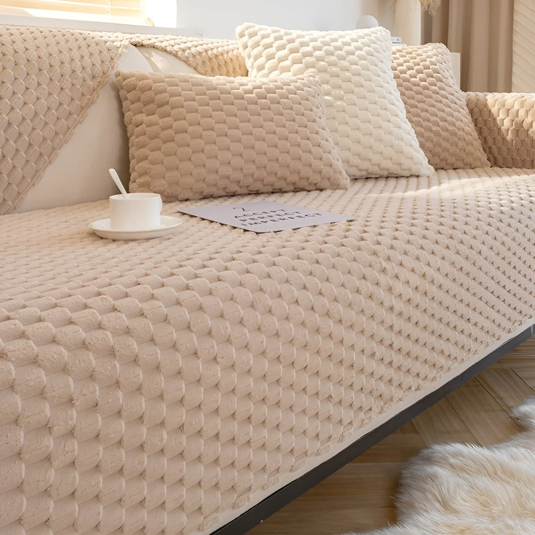 Luxury Velvet Sofa Cover - VeluLuxe | Stornfield
