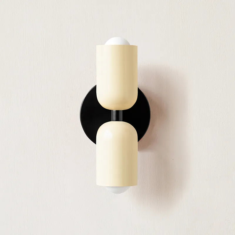 Stornfield | Double Head Wall Light Black Base