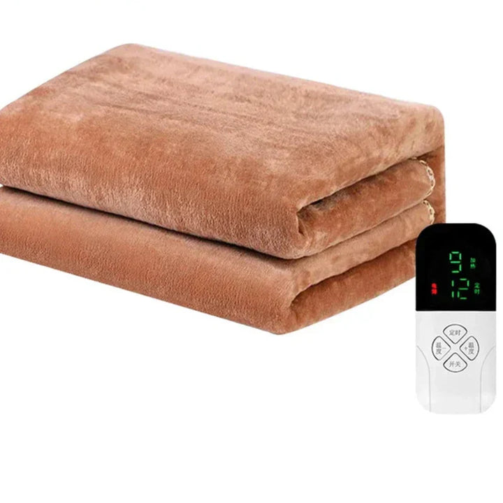 Electric heating blanket with thermostat control 220V - Intelligent temperature control for even heat and comfort on cold days | Stornfield