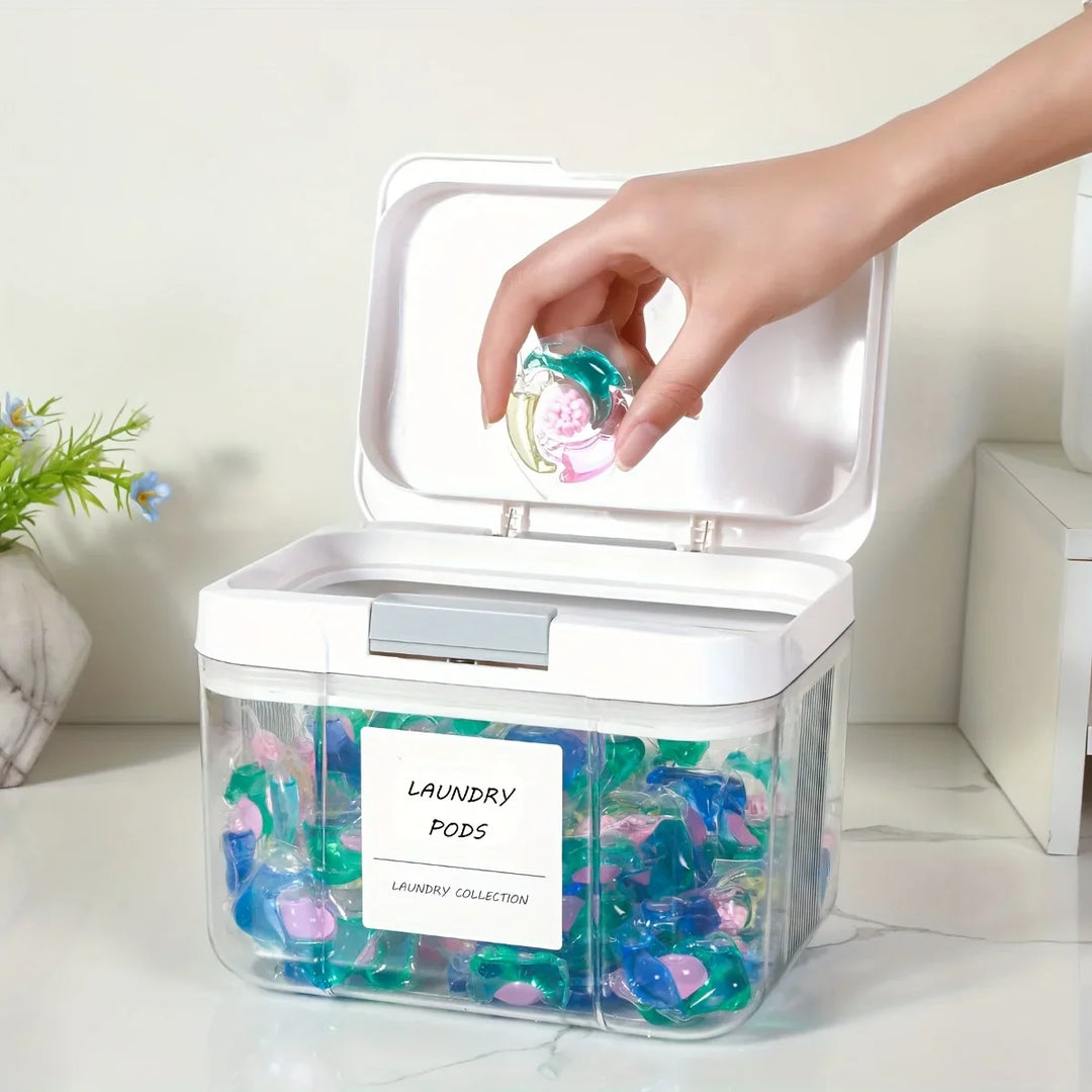 Detergent Pods Storage Box with Lid | Stornfield