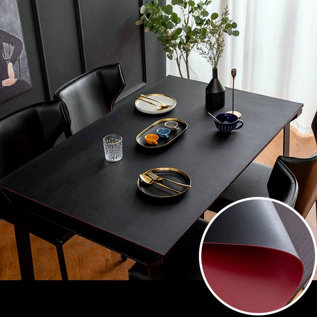 Stornfield | Nordic Minimalist Leather Waterproof Table Protector Mat
