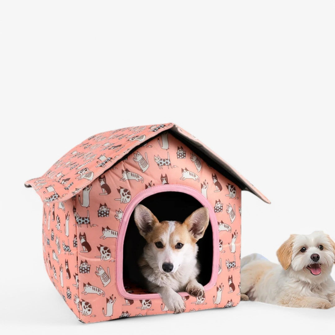 Weatherproof Animal House "CozyNest" for Cats and Small Dogs | Stornfield