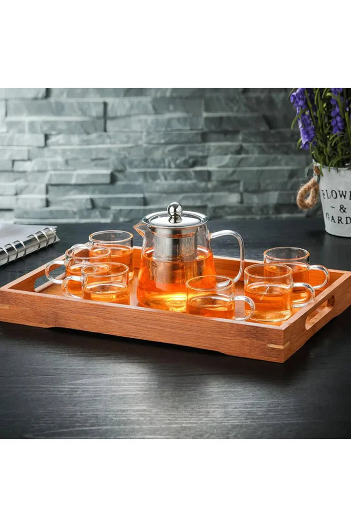 Stornfield | Glass Teapot with Stainless Steel Infuser