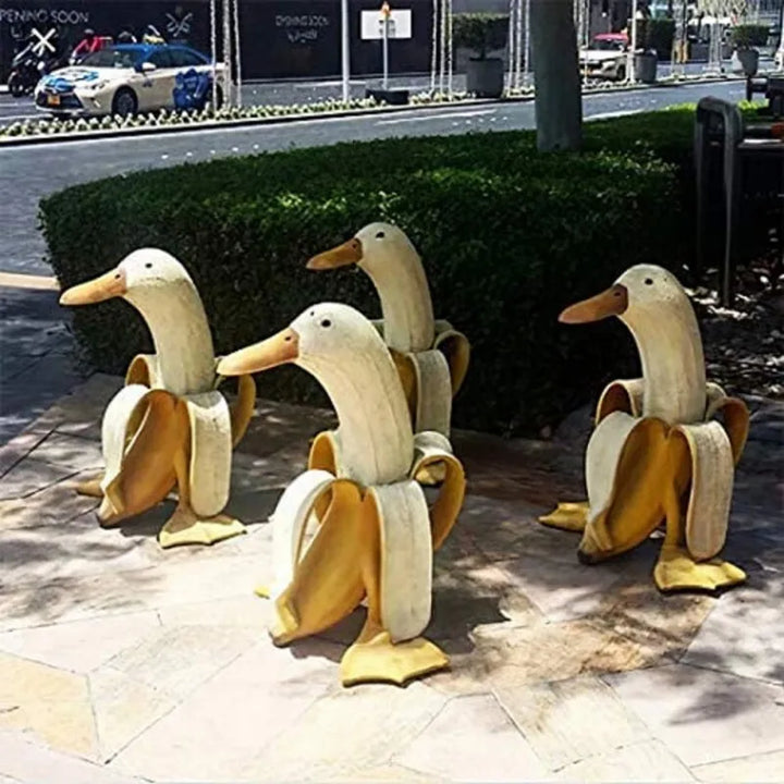 Stornfield | Banana Duck Sculpture | Playful Garden Decoration!