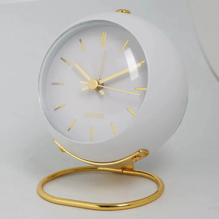 Minimalistic Scandinavian Desk Clock with Silent Quartz Movement | Stornfield