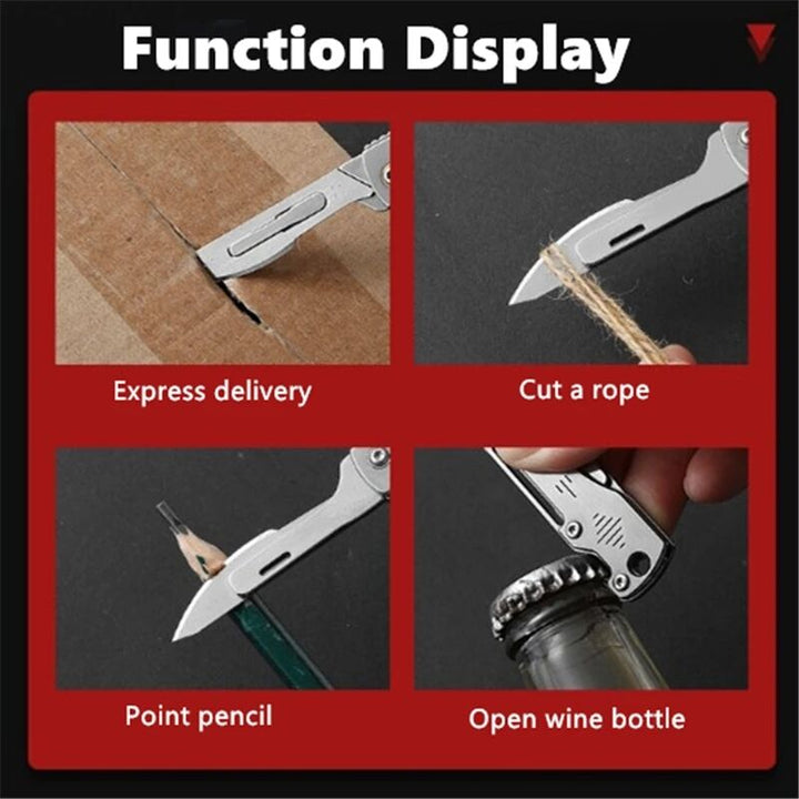 Stainless Steel Camping Master Folding Multifunctional Knife | Stornfield