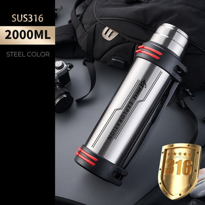 Giant Drink Stainless Steel Thermos Bottle | Stornfield