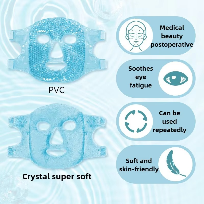 Stornfield | Cold and Hot Therapy Full Face Gel Bead Mask with Eye Compress