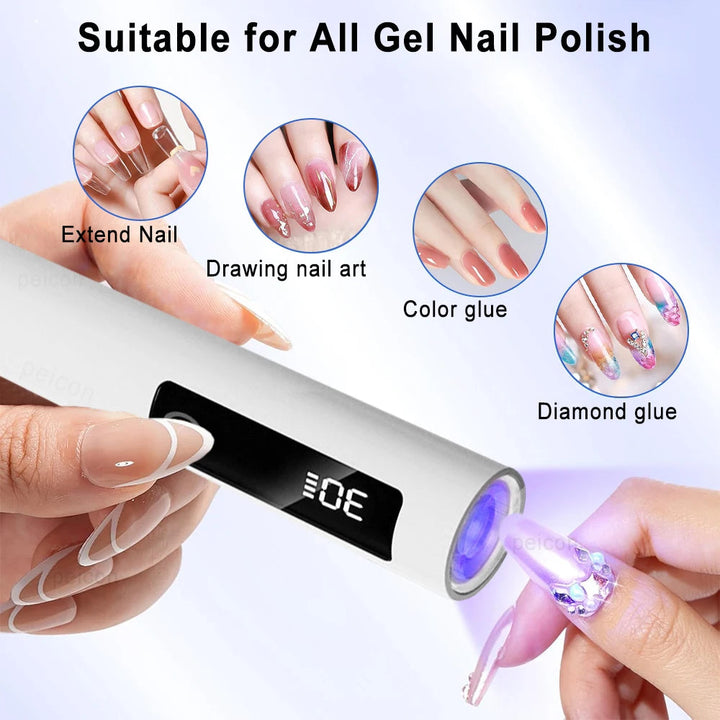 UV nail pen with folding stand - rechargeable | Stornfield