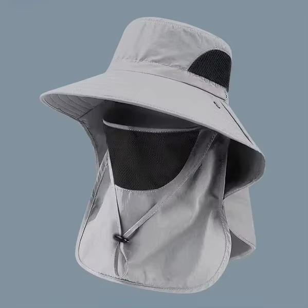 Stornfield | UV Protection Outdoor Sun Hat with Wide Brim and Neck Flap for Hiking, Fishing, and Camping