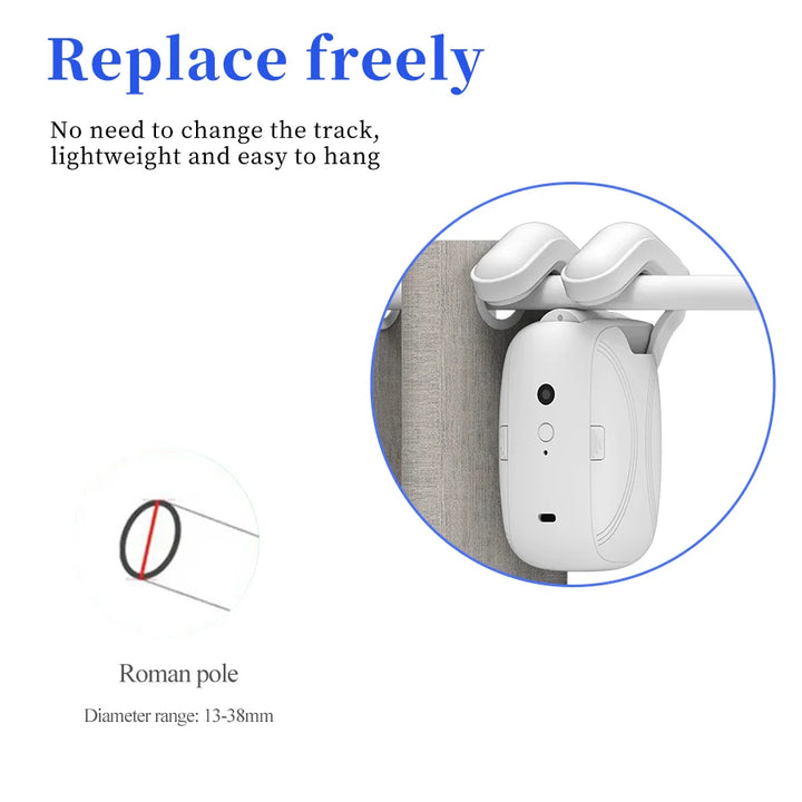 GlideEase — Comfortable curtain control that instantly relaxes your life | Stornfield