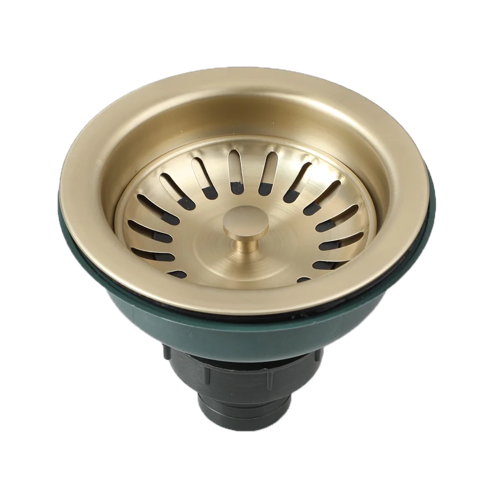 AquaGuard Stainless Steel Sink Strainer with Odor Filter – Pop-Up Stopper & Anti-Blocking Basket Stornfield
