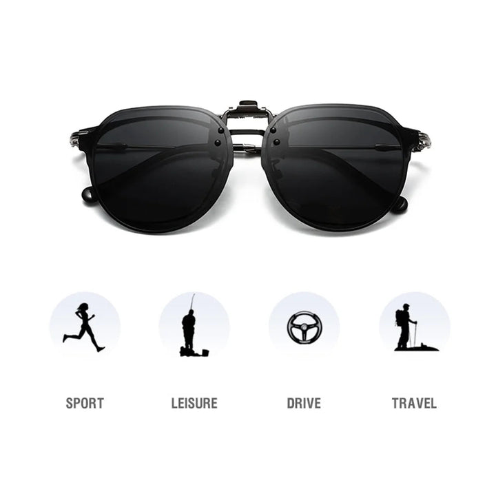 Polarized Clip-On Sunglasses | Stornfield
