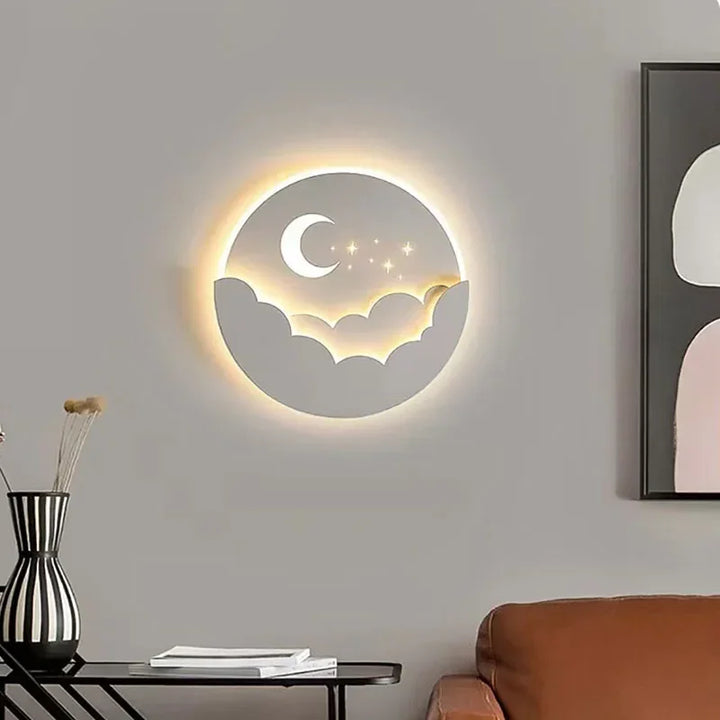 Stornfield | LED Wall Lamp with Moon and Stars