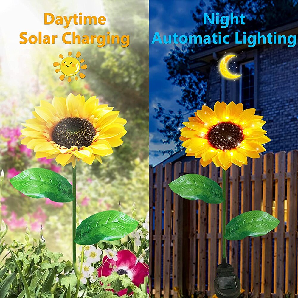 Stornfield | Solar Sunflowers: Waterproof Garden Joy