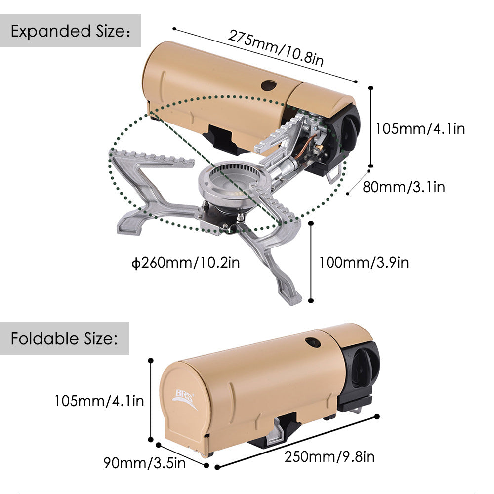 Outdoor Mini Portable Folding Gas Stove | Stornfield