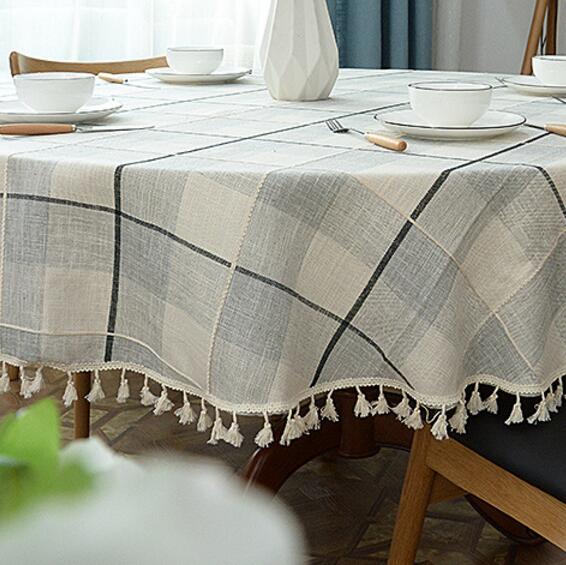 Stornfield | Aesthetic Round Linen Tablecloth