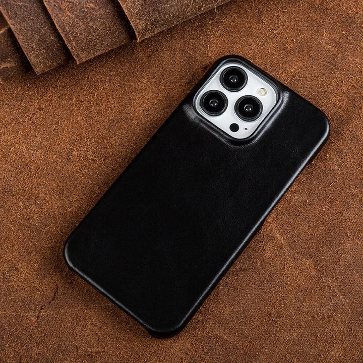 Stornfield | RoyalLeather: Luxurious, handmade case made of genuine cowhide leather for the iPhone