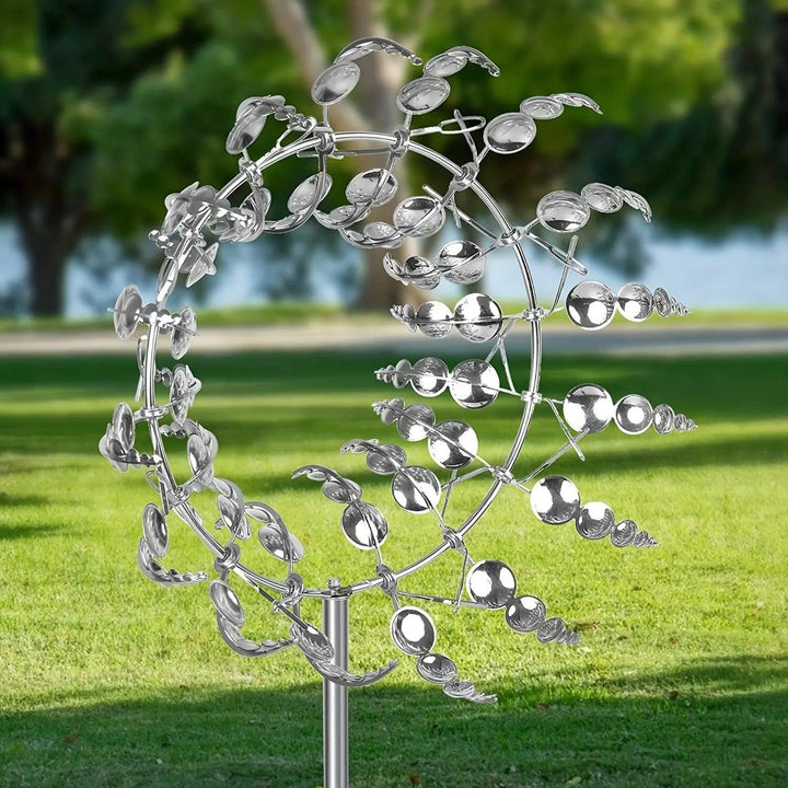 Stornfield | Spinner Windmill | Unique Wind-Powered Metal Garden Decoration