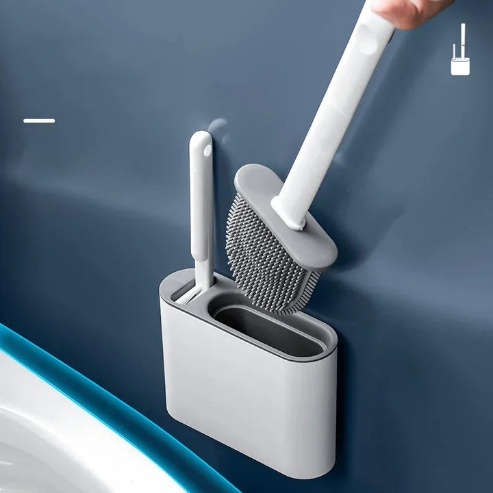 FlexiClean Silicone Toilet Brush Set Stornfield