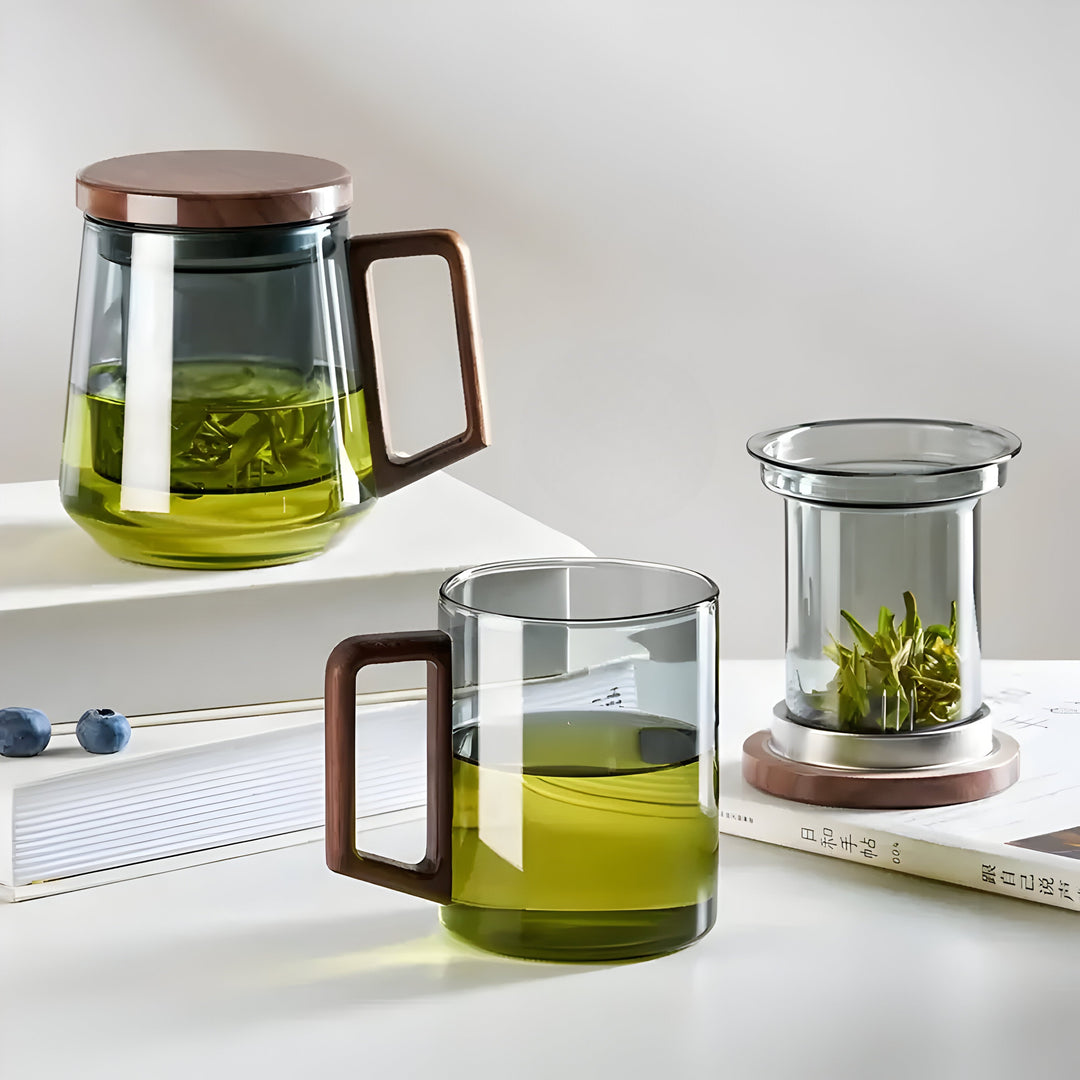 ArtisanBrew Cup – Heat-resistant glass tea cup | Stornfield