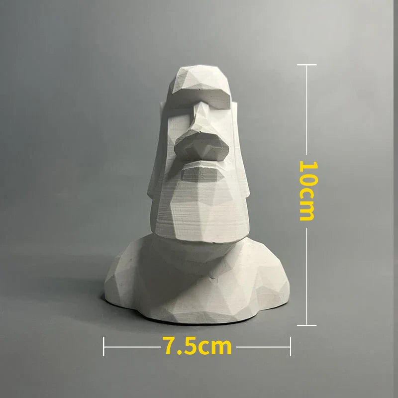Stornfield | Nordic Style Character Statue Plaster DIY Painted Props Photography Table Decorations Home Art Plaster Decor