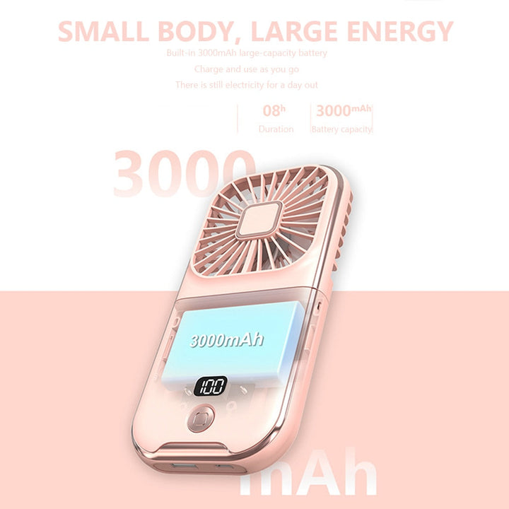 Stornfield | Portable Rechargeable Magic Phone Holder Cooling Fan