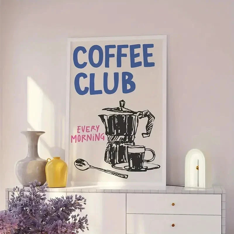 Coffee Club Wall Art | Stornfield