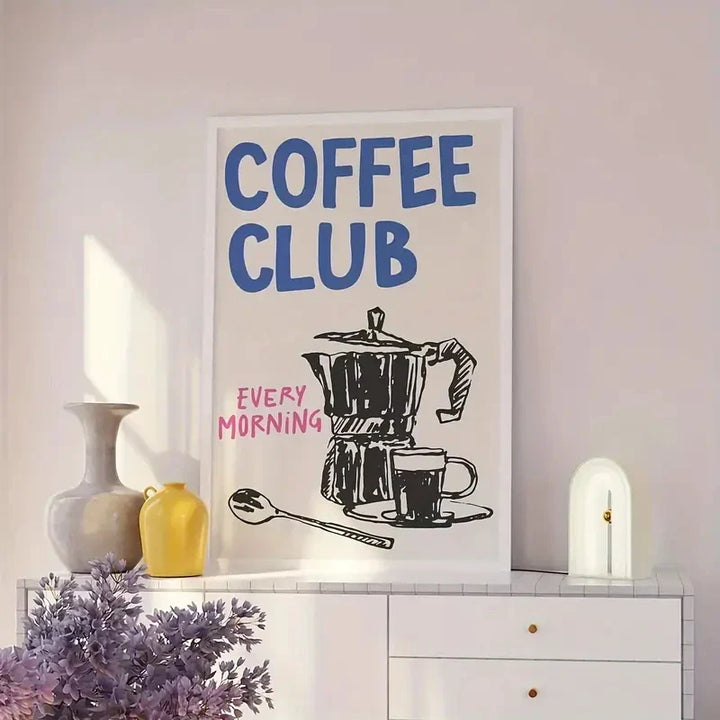 Coffee Club Wall Art | Stornfield